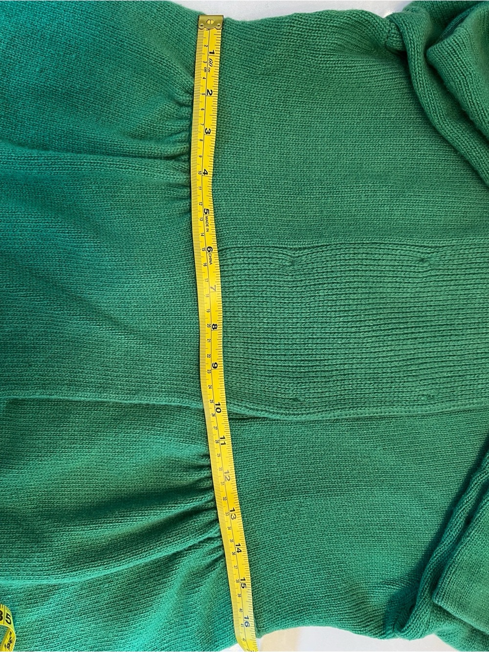J. CREW🍀Double Breasted Peplum Wool Blend Sweater - Picture 9 of 10